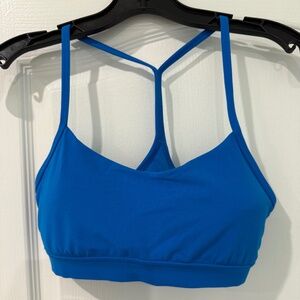 Lululemon Flow Y Bra, Blue Pool Sz 8